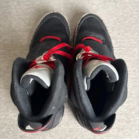 Nike AIR JORDAN Son Of Mars Mid Low Bred 512245-001 Men's Size 12 Black/ Red - Picture 6 of 13